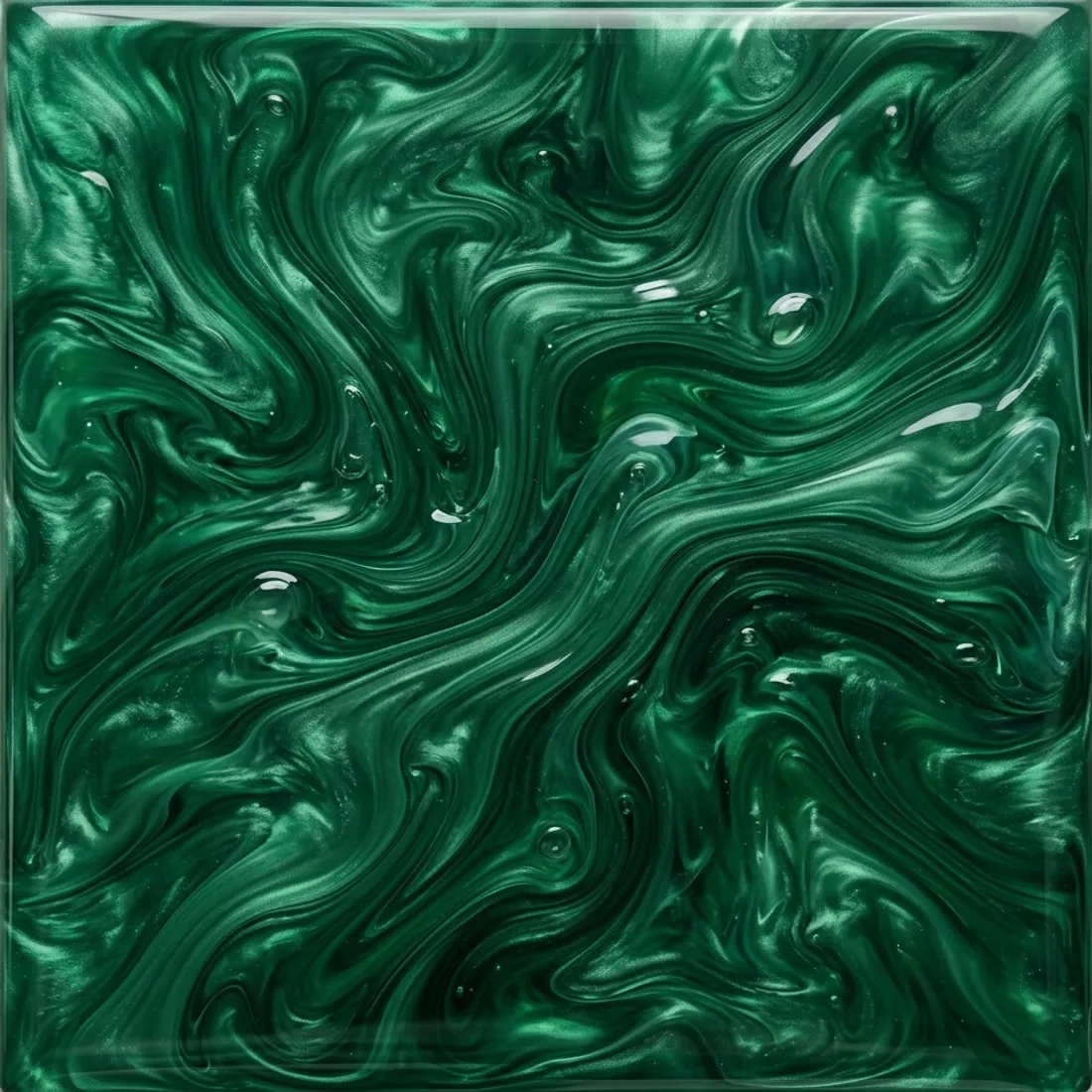 Зелений